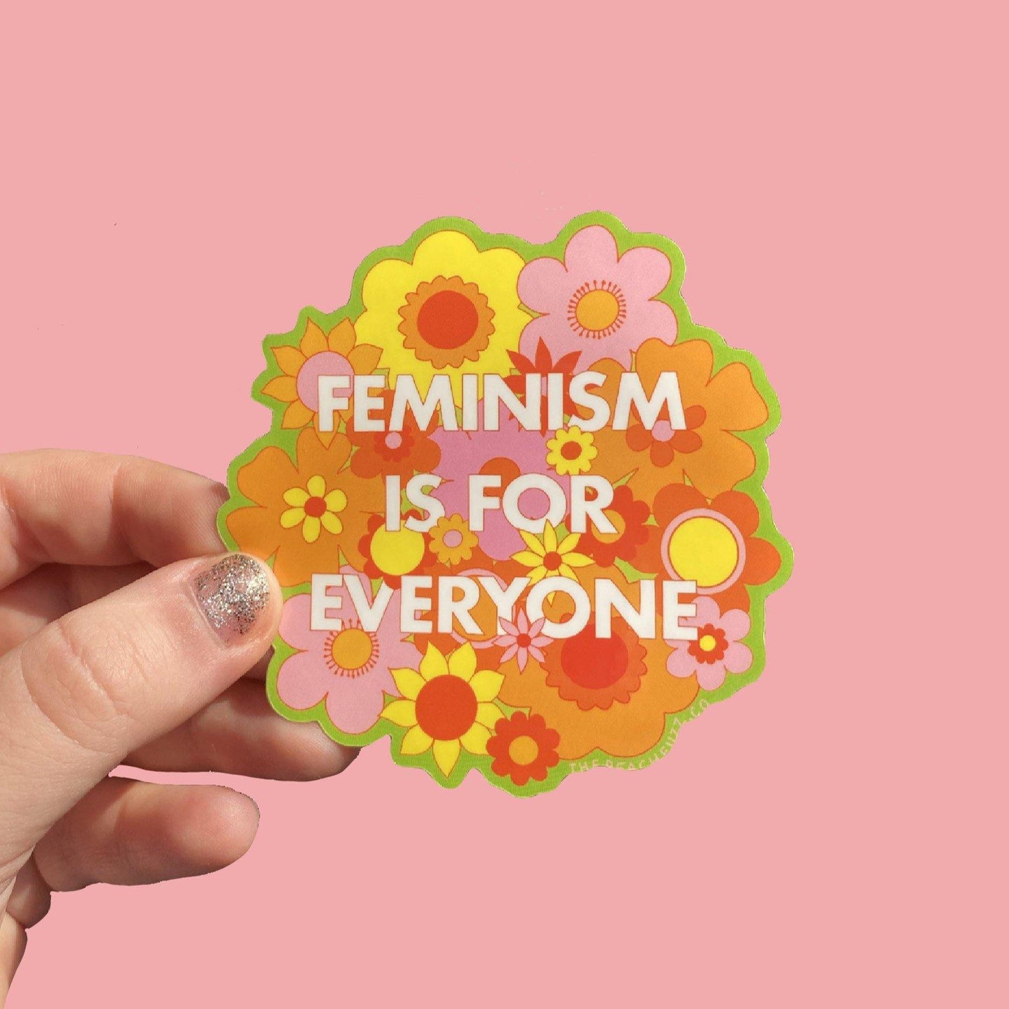 Feminism Is For Everyone Sticker - The Peach Fuzz