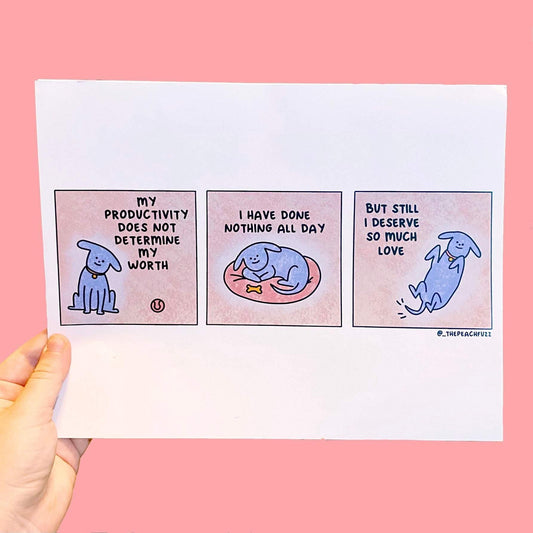Dog Days Print - The Peach Fuzz
