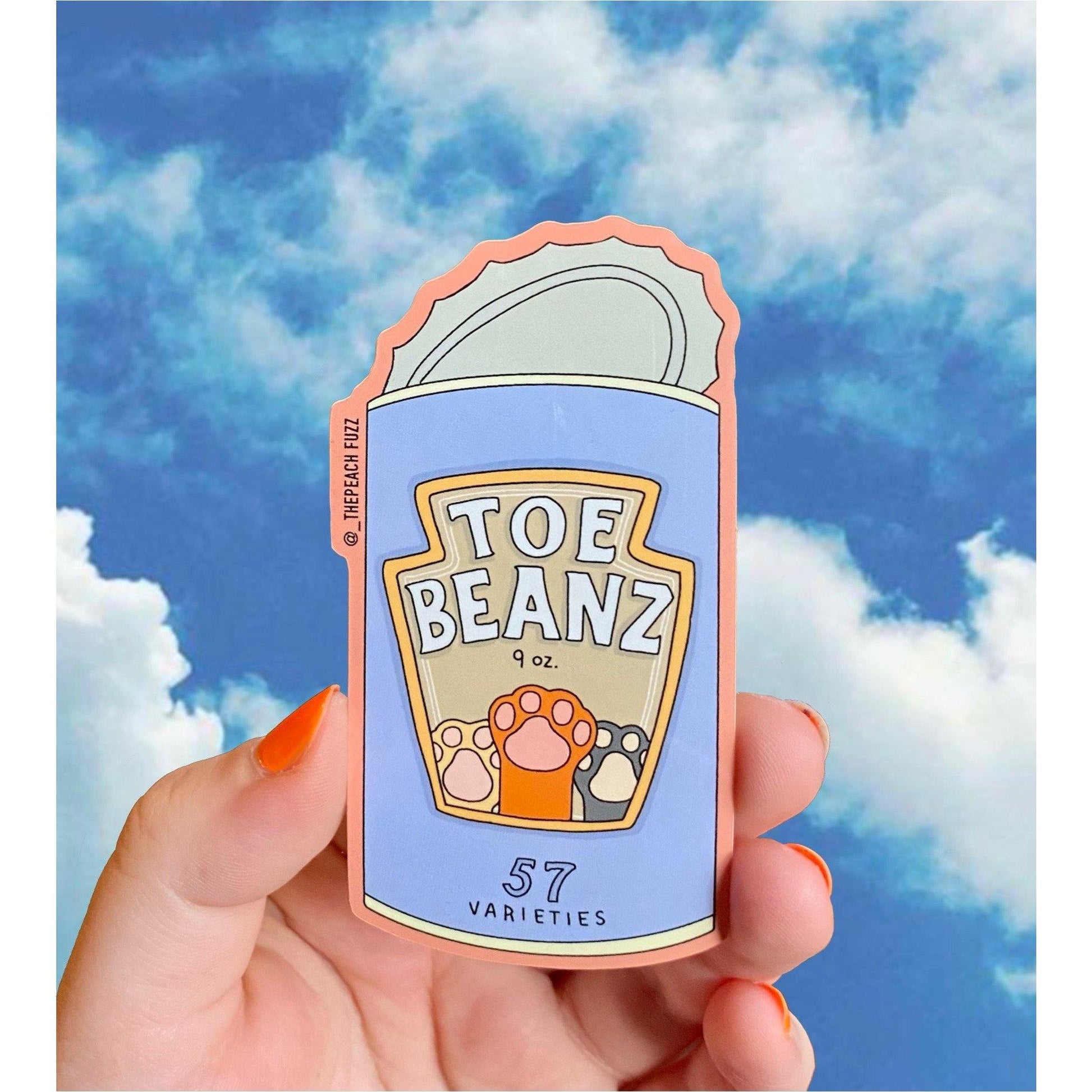 Toe Beans Sticker