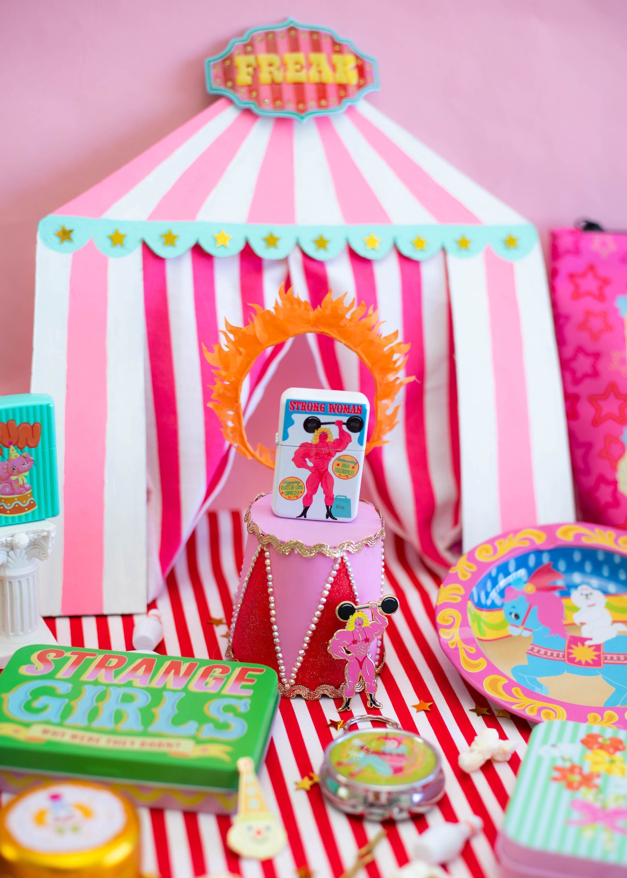 Strong Woman Refillable Lighter
