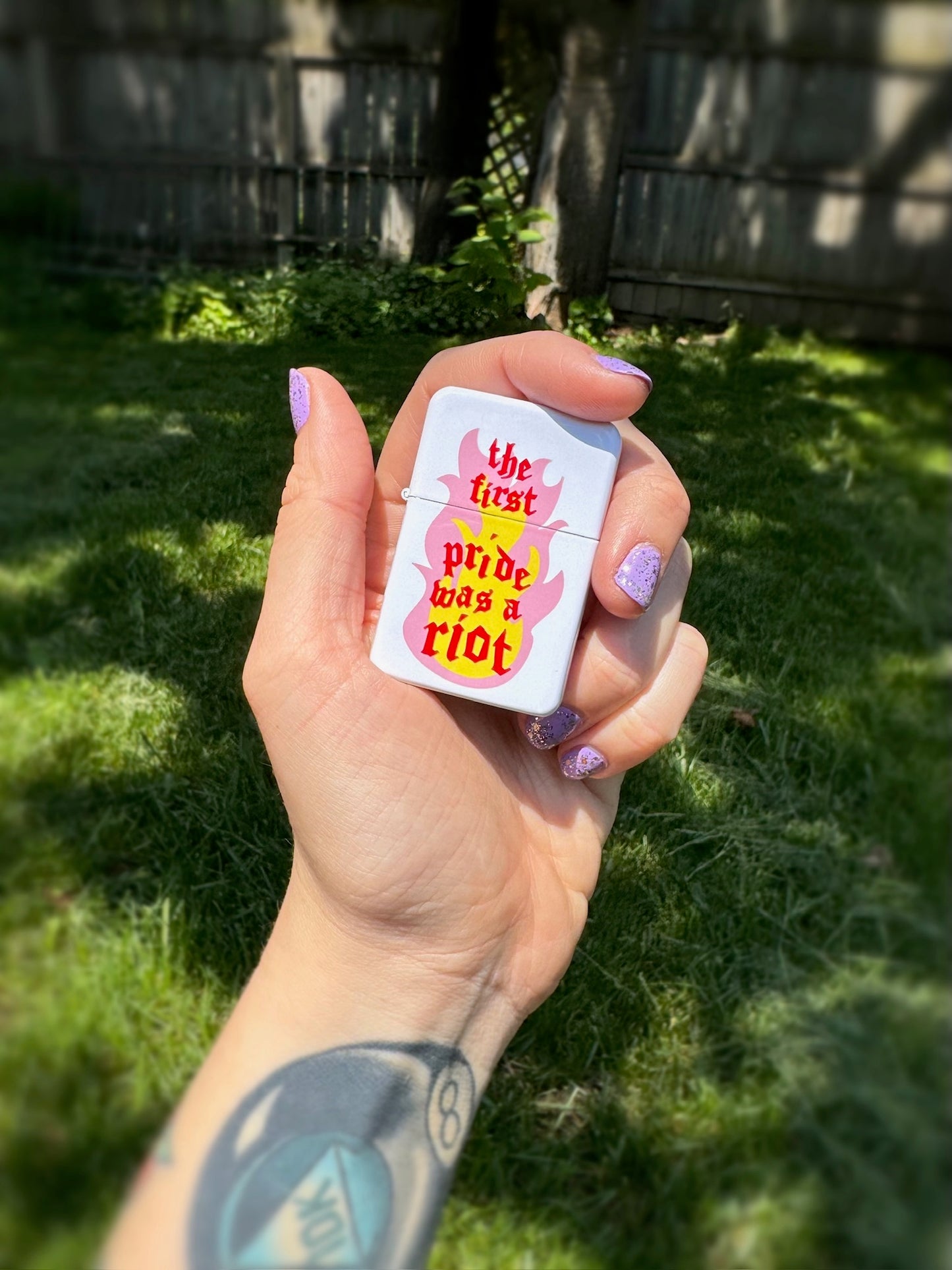 The First Pride Was A Riot Lighter (TPF x PB)