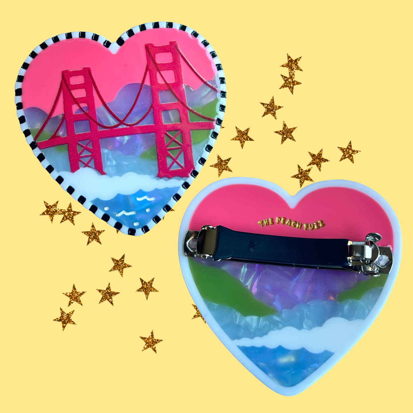 Heart SF Hair Clip