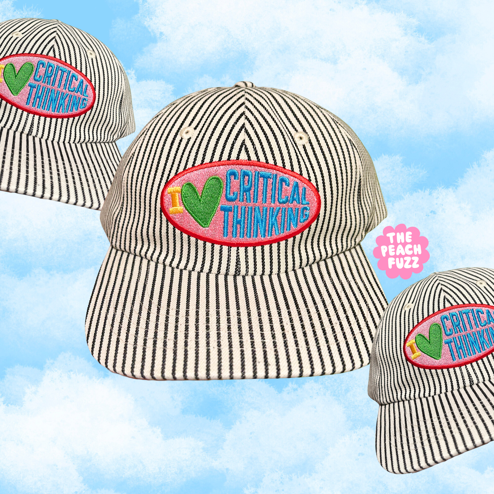 Critical Thinking Hat - The Peach Fuzz
