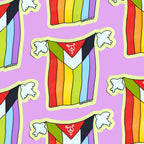 Queers For Palestine Sticker - The Peach Fuzz