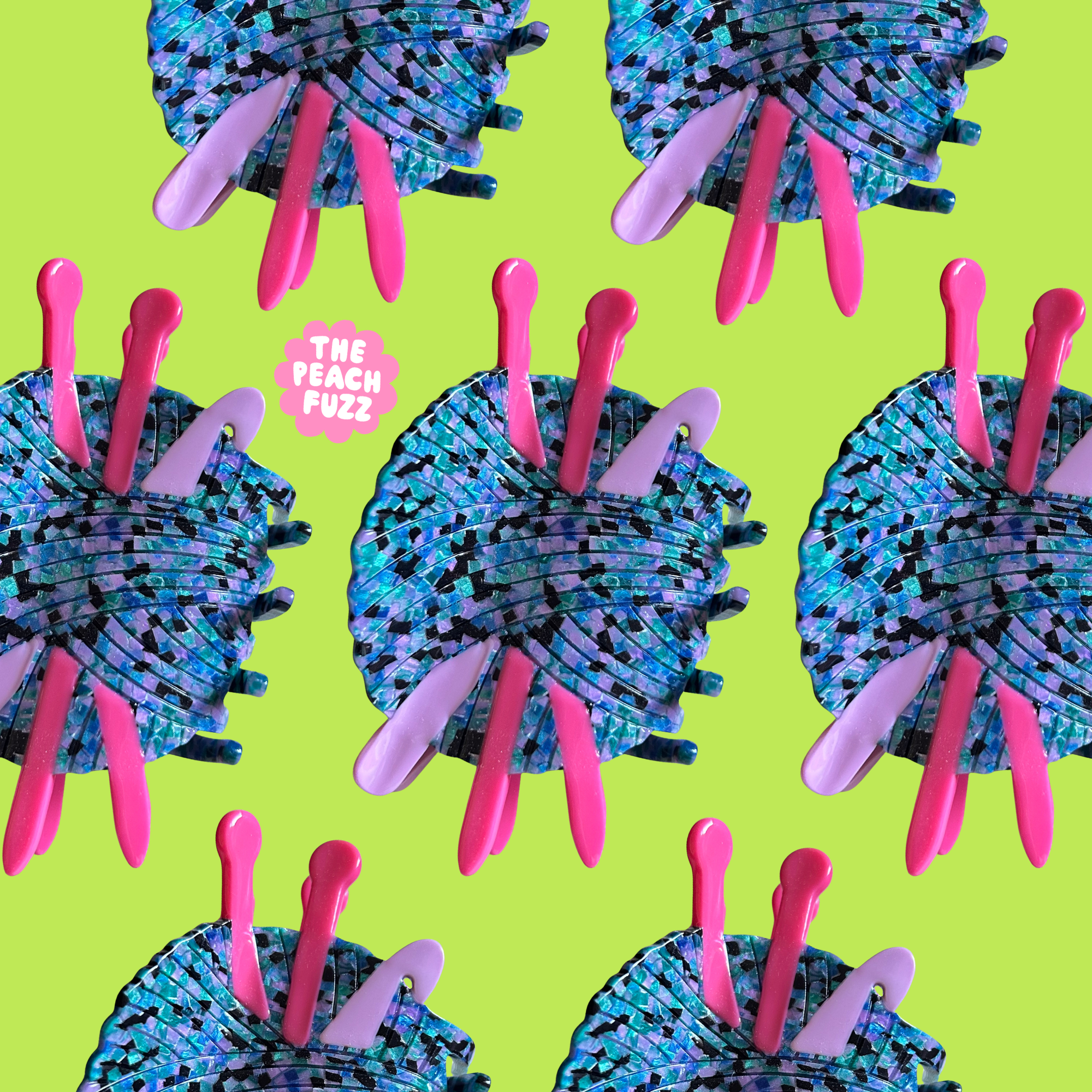 Combined Knitting & Crochet Needle Hair Claw