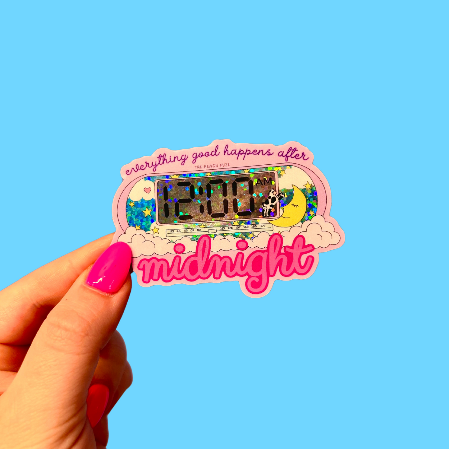 After Midnight Glitter Sticker