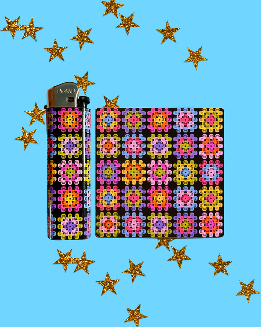 Granny Square Lighter Wrap