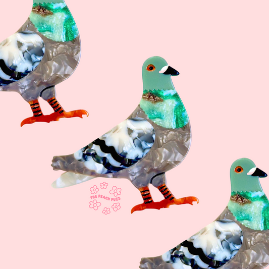 Pigeon Brooch