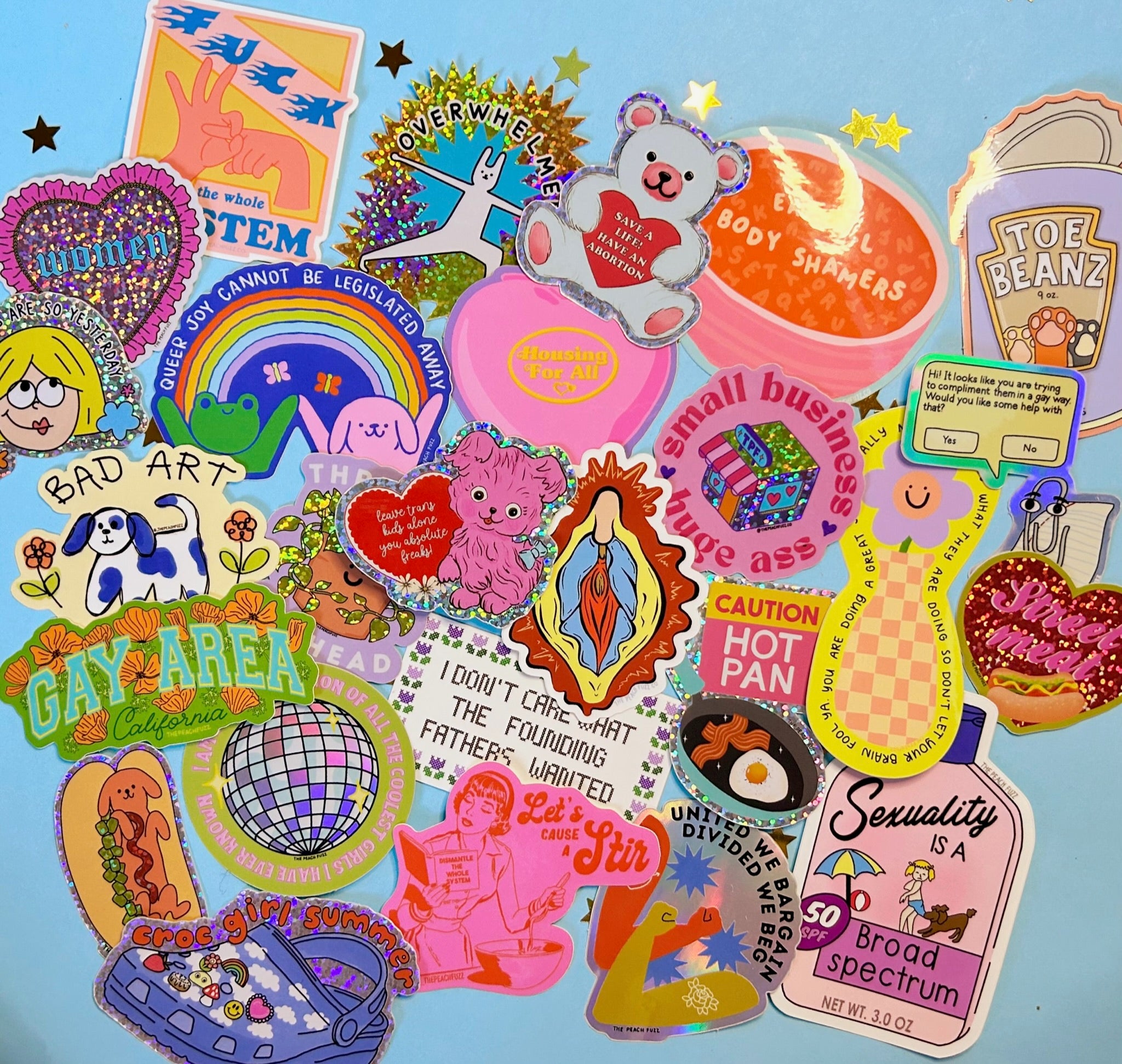 Holey Mary Sticker