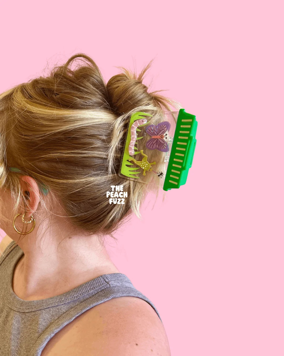 Bug Box Hair Claw - The Peach Fuzz