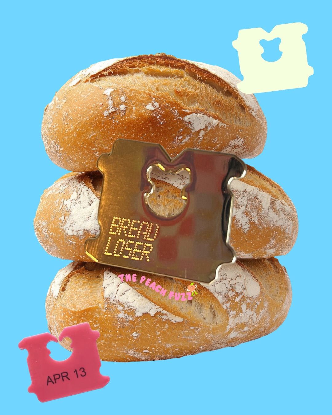 Bread Loser Enamel Pin