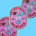 Trans People Are Braver Than the Marines Sticker