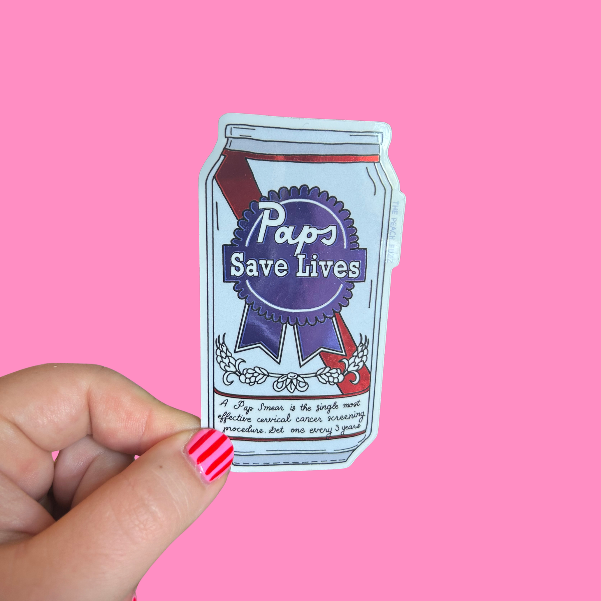 Paps Save Lives Sticker