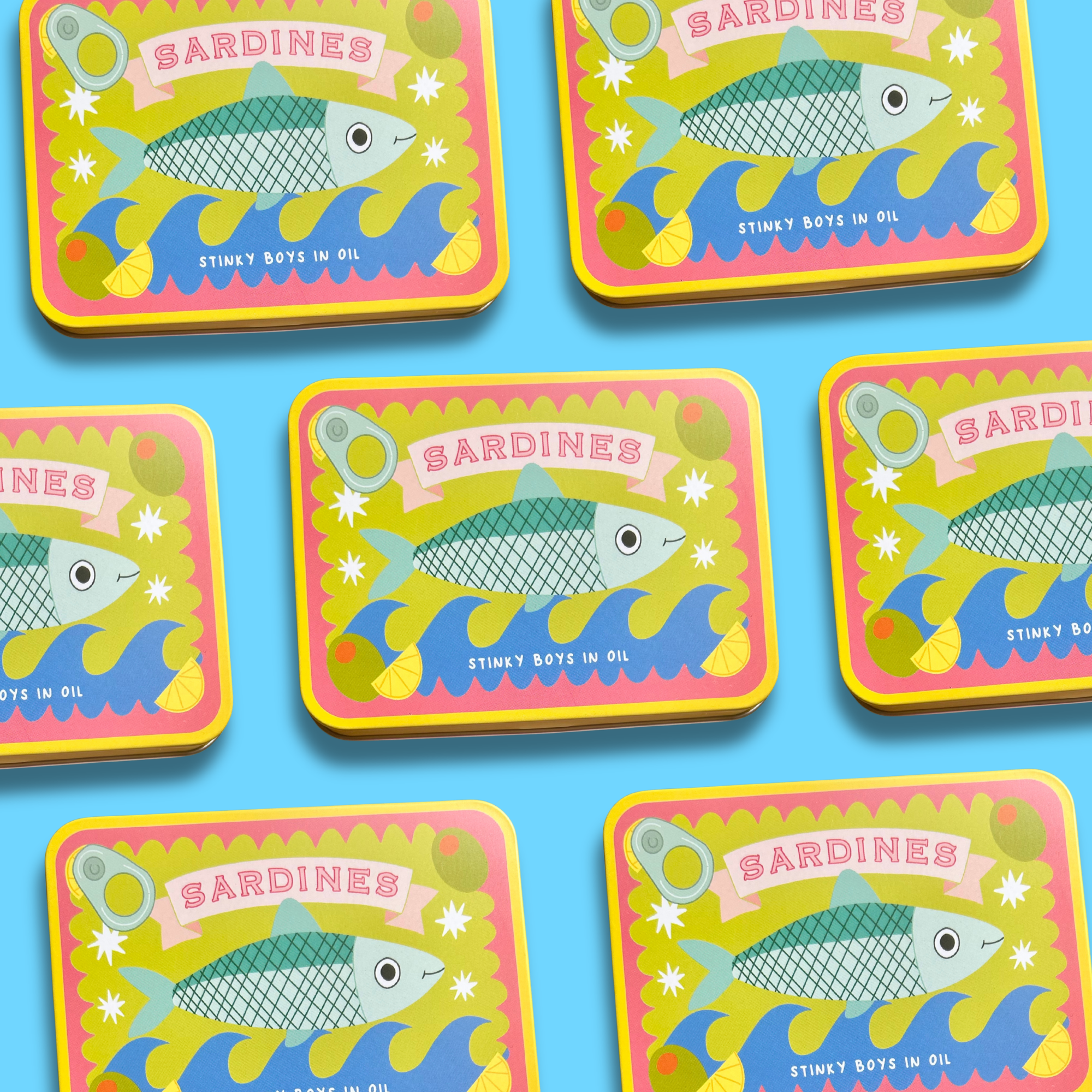 Sardine Storage Tin