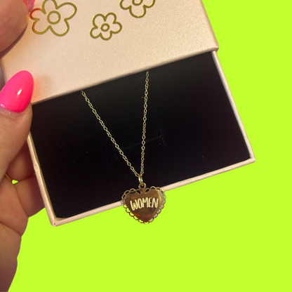 I Heart Women Necklace