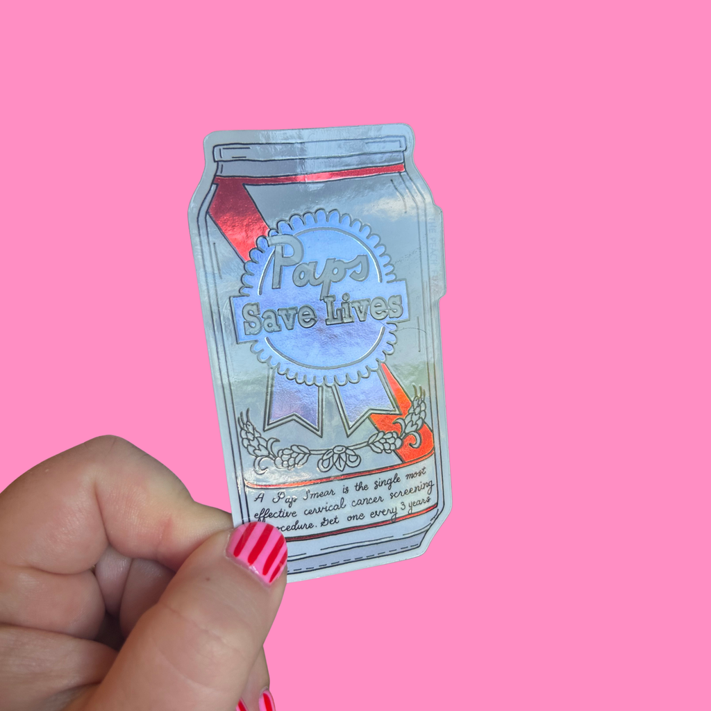 Paps Save Lives Sticker