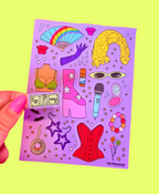 Drag Queen Essentials Sticker Sheet