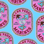 Trans People Are Braver Than the Marines Sticker