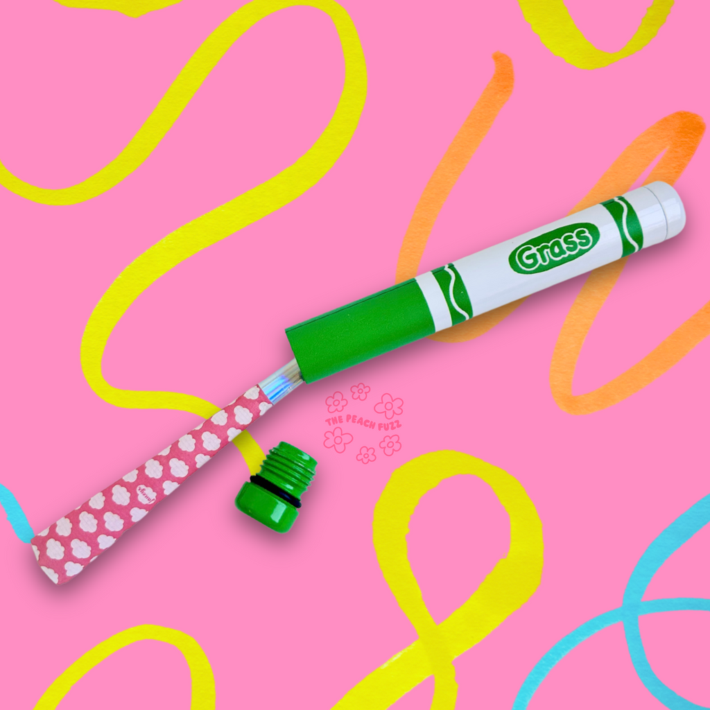 Green Marker Stash Tube - The Peach Fuzz