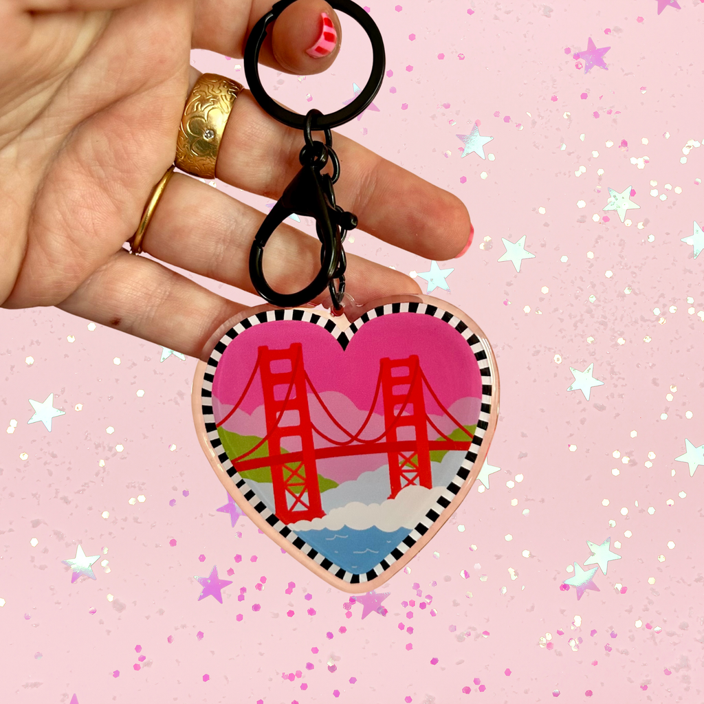 Heart SF Keychain