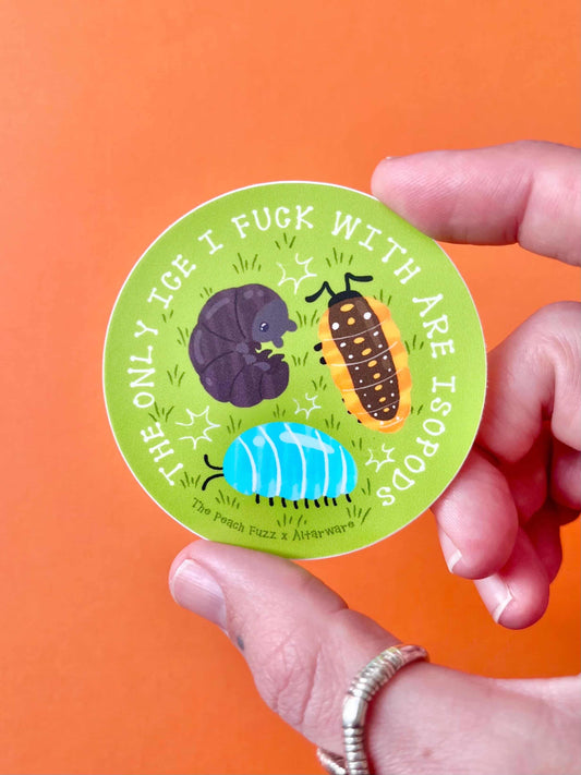 Isopods Not ICE Sticker