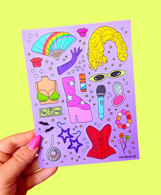 Drag Queen Essentials Sticker Sheet