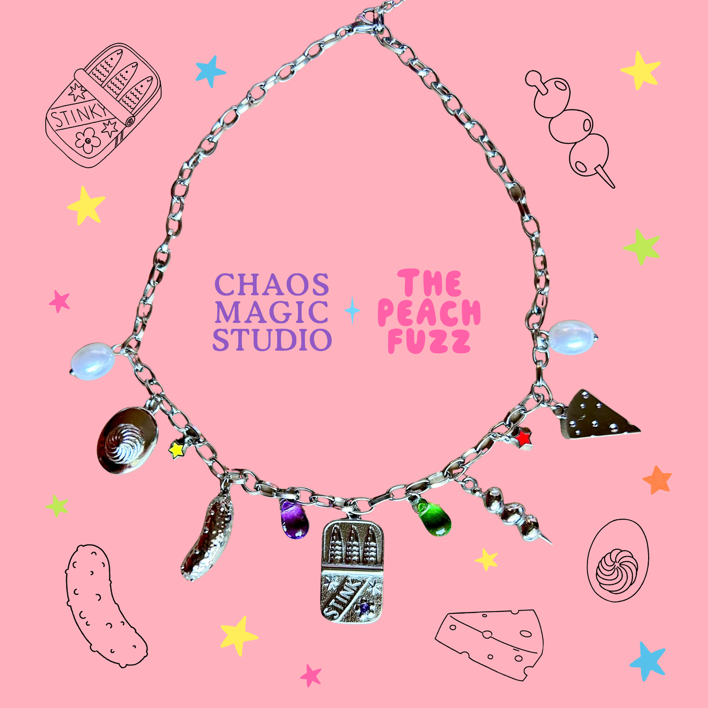 Stinky Snack Lover Necklace TPF X Chaos Magic Studio