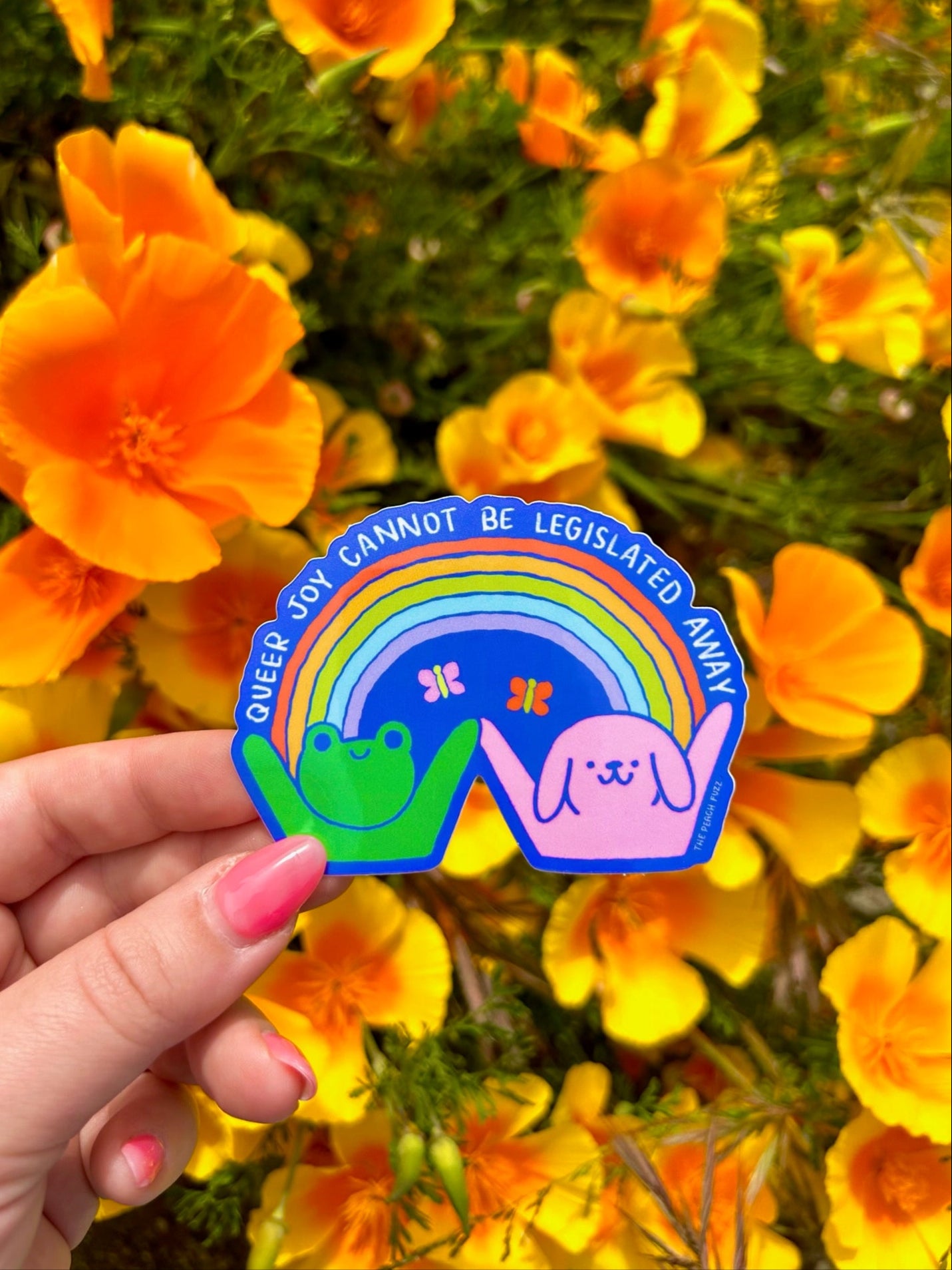 Queer Joy Cannot Be Legislated Away Sticker