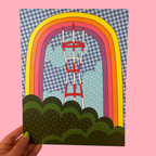 Sutro Tower Quilt Print