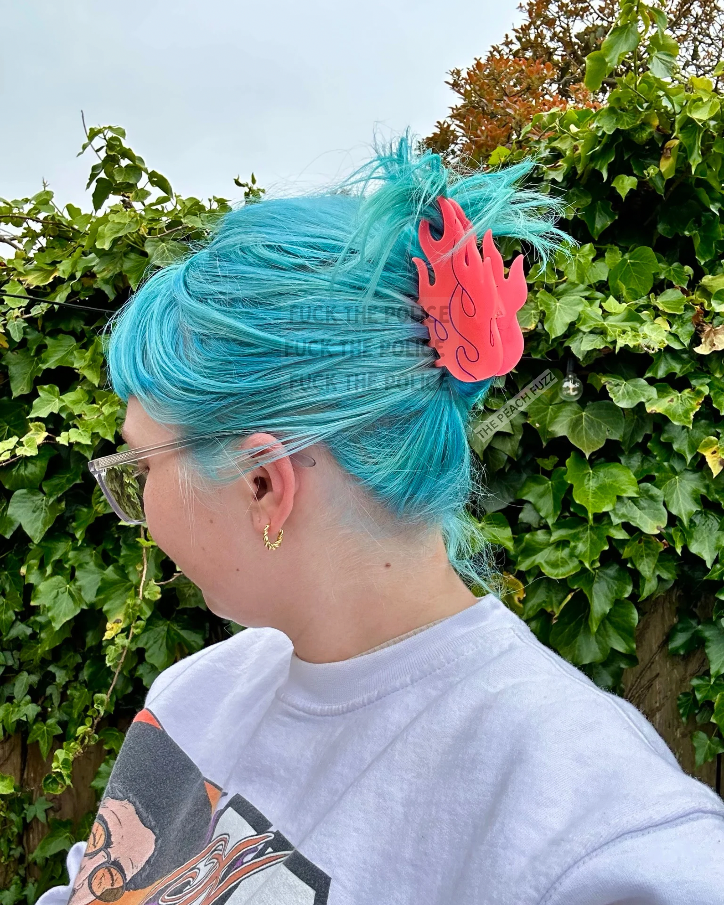 Flamin’ Hot Flames Hair Claw