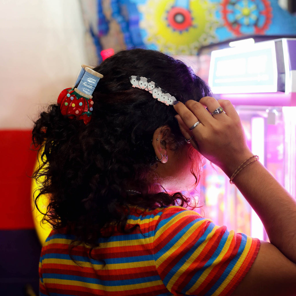 Pin Cushion Hair Claw