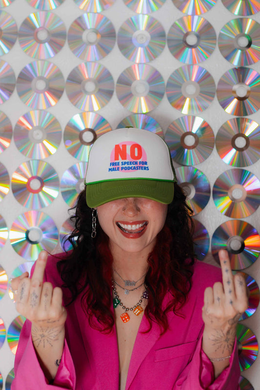 No Free Speech For Male Podcasters Hat
