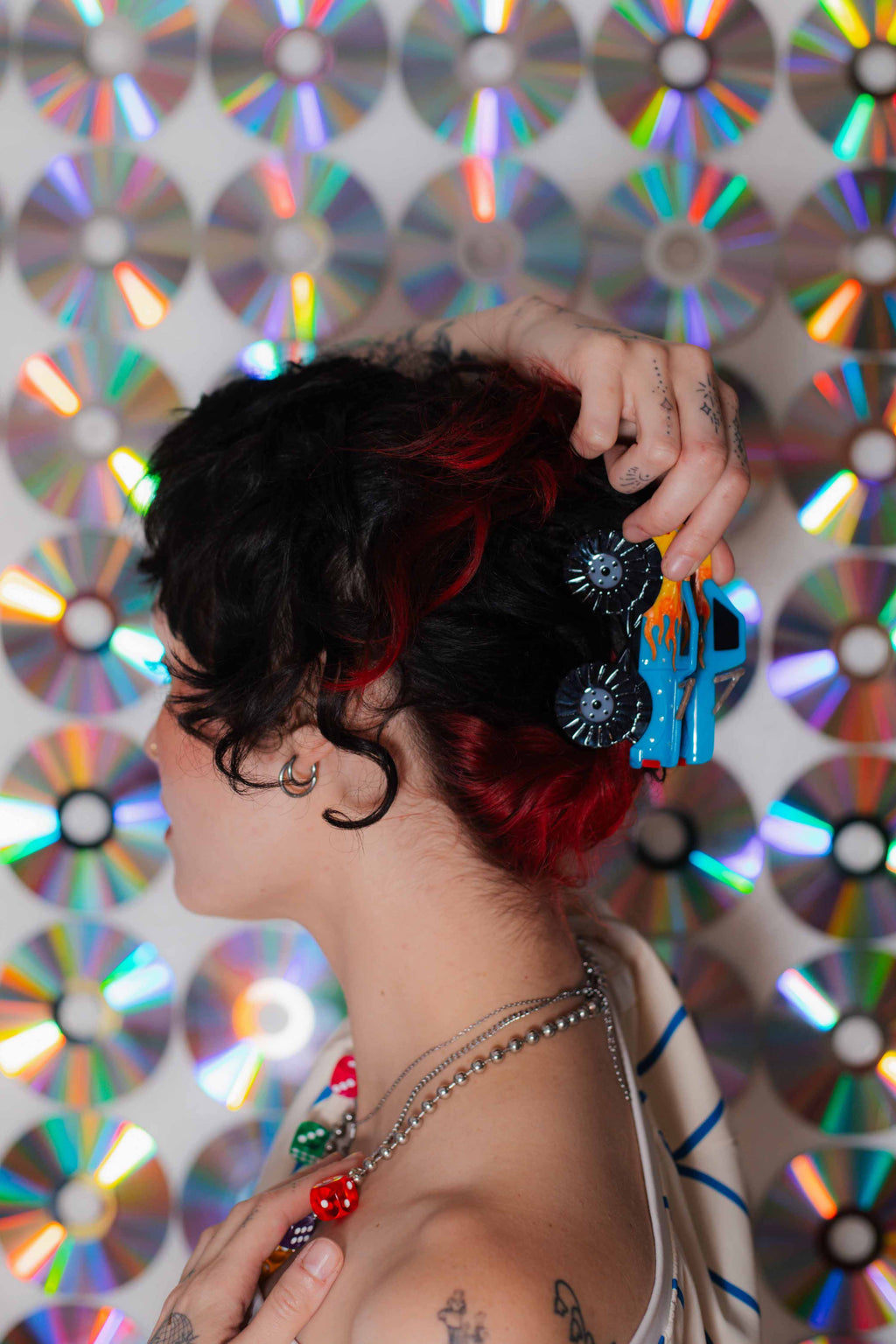 "Babe Digger” Rhinestone Monster Truck Hair Claw - The Peach Fuzz
