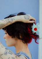 Tomato Quilt Hair Claw  TPF x Chaos Magic Studio