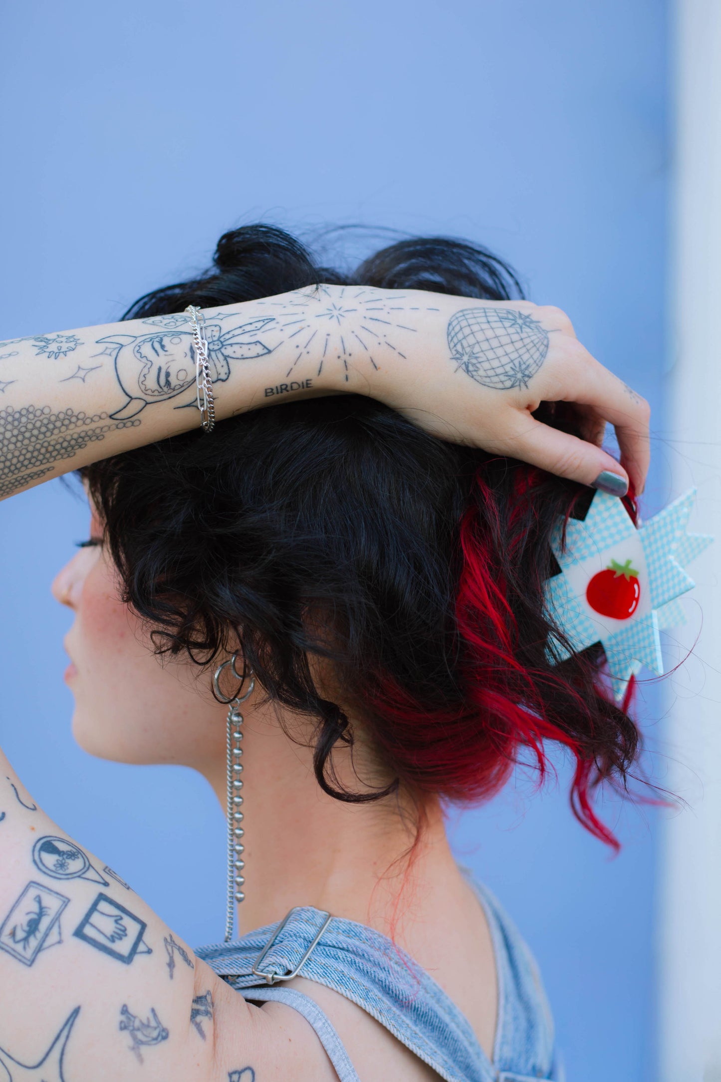 Tomato Quilt Hair Claw  TPF x Chaos Magic Studio