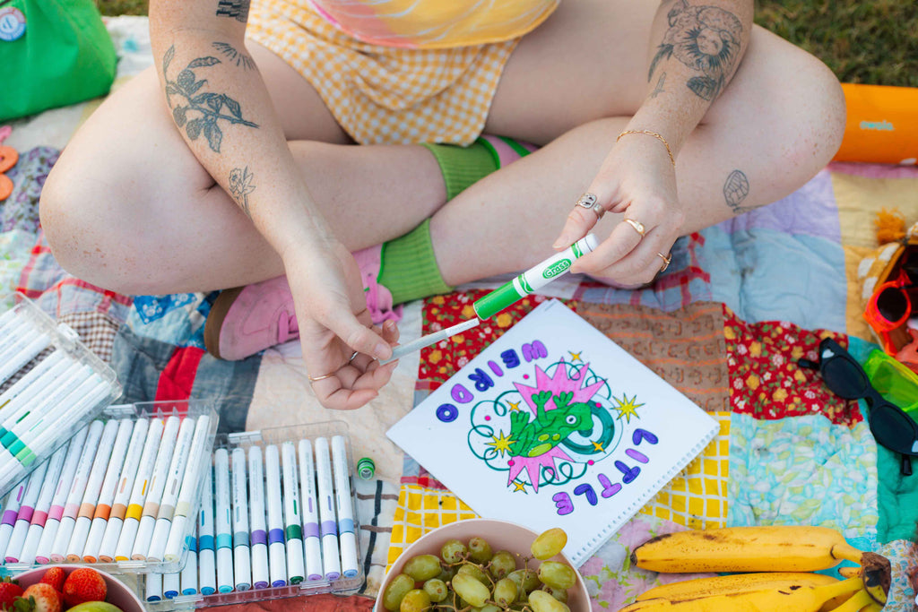 Green Marker Stash Tube - The Peach Fuzz