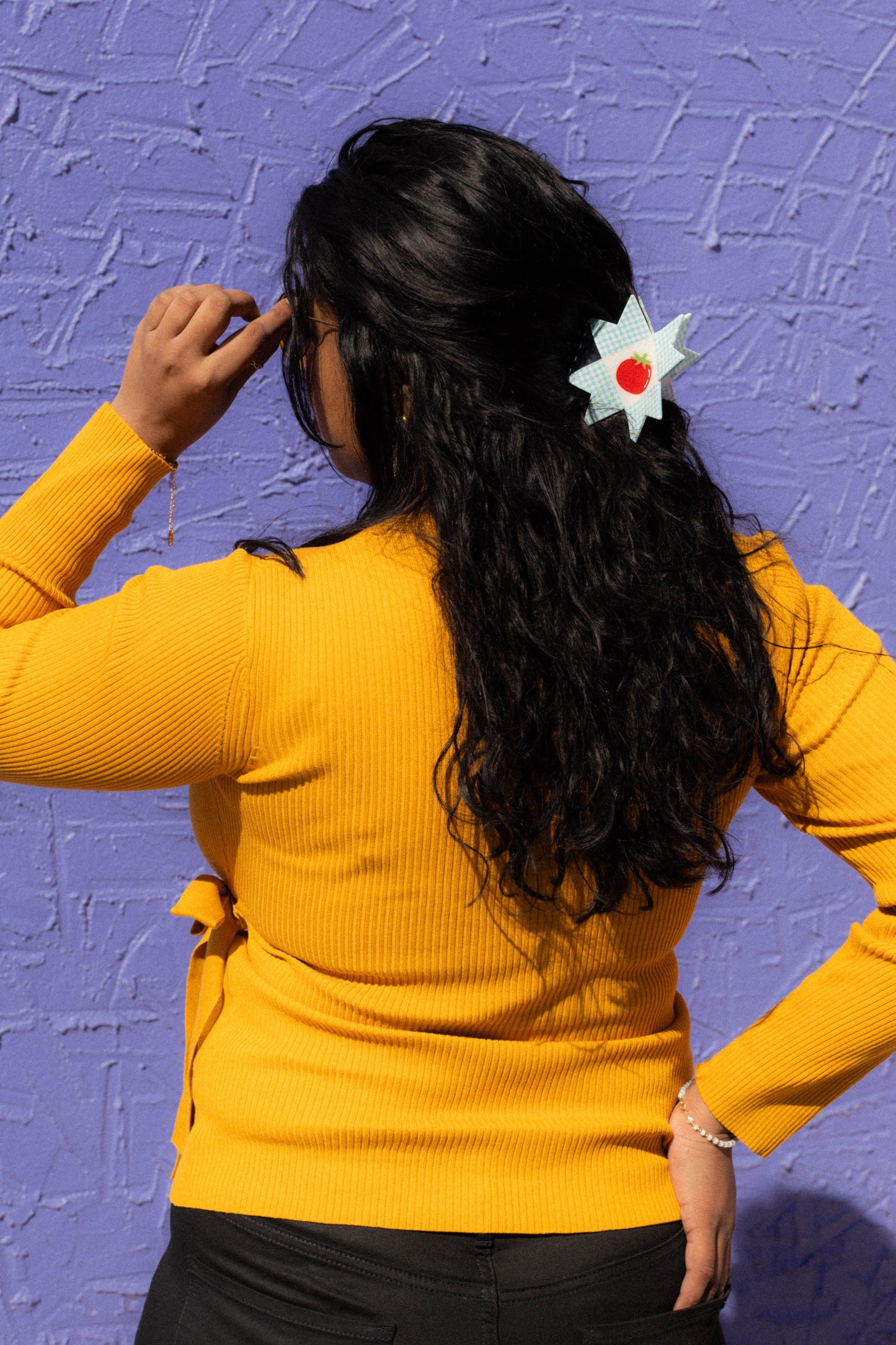 Tomato Quilt Hair Claw  TPF x Chaos Magic Studio