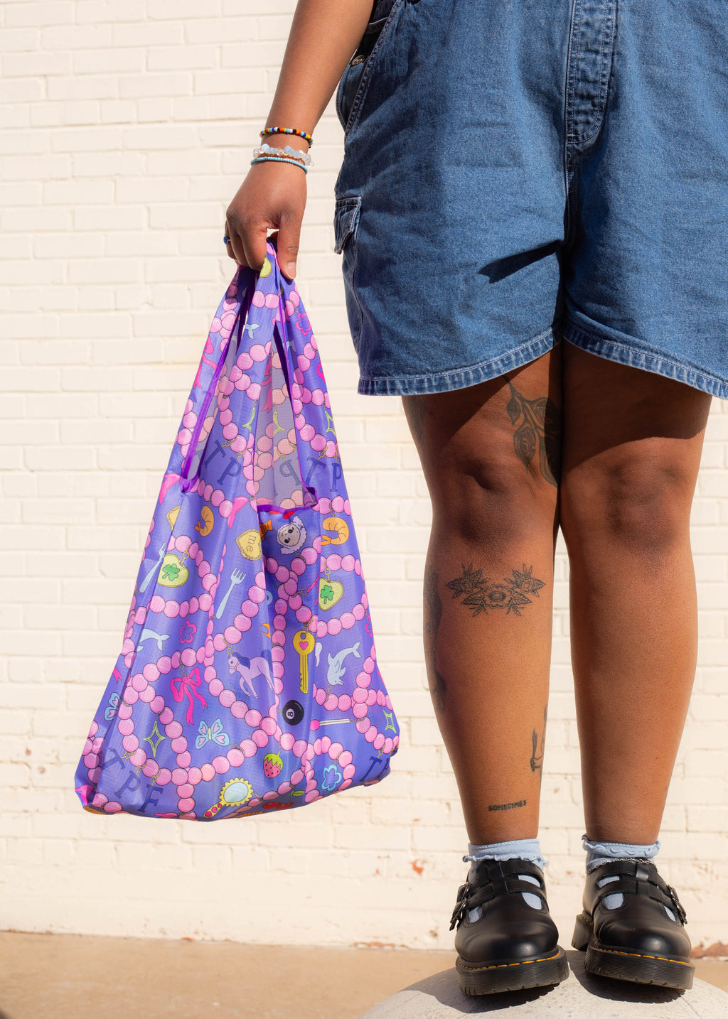 Bead Soup Folding Shopper Tote