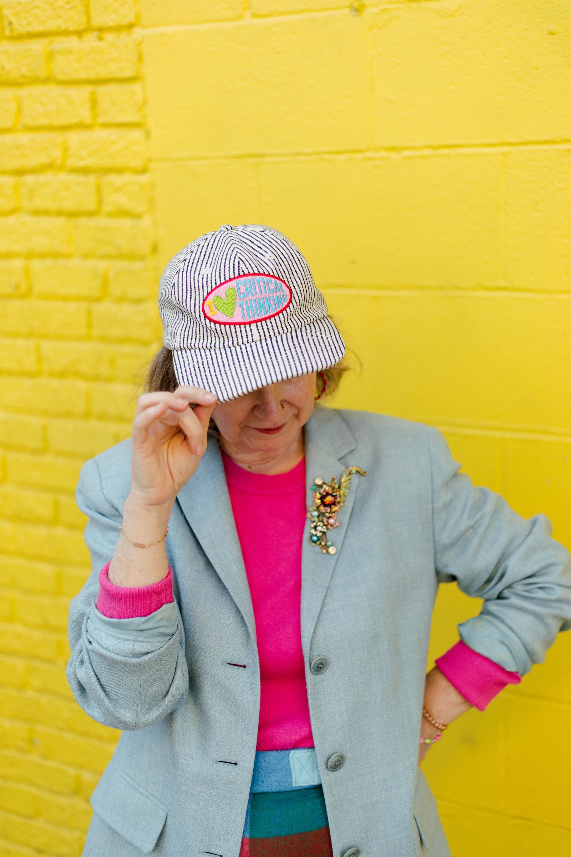Critical Thinking Hat - The Peach Fuzz