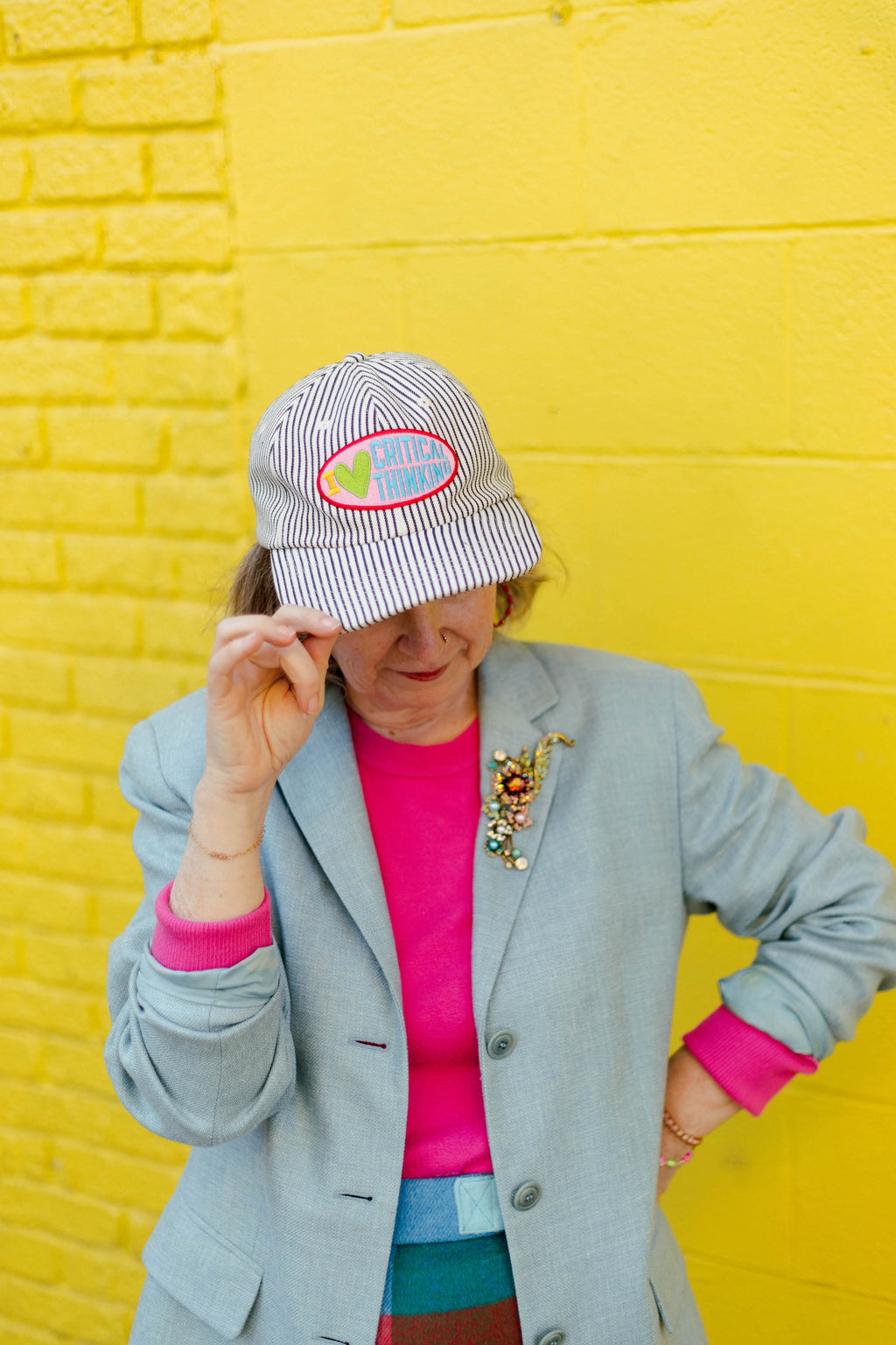Critical Thinking Hat - The Peach Fuzz