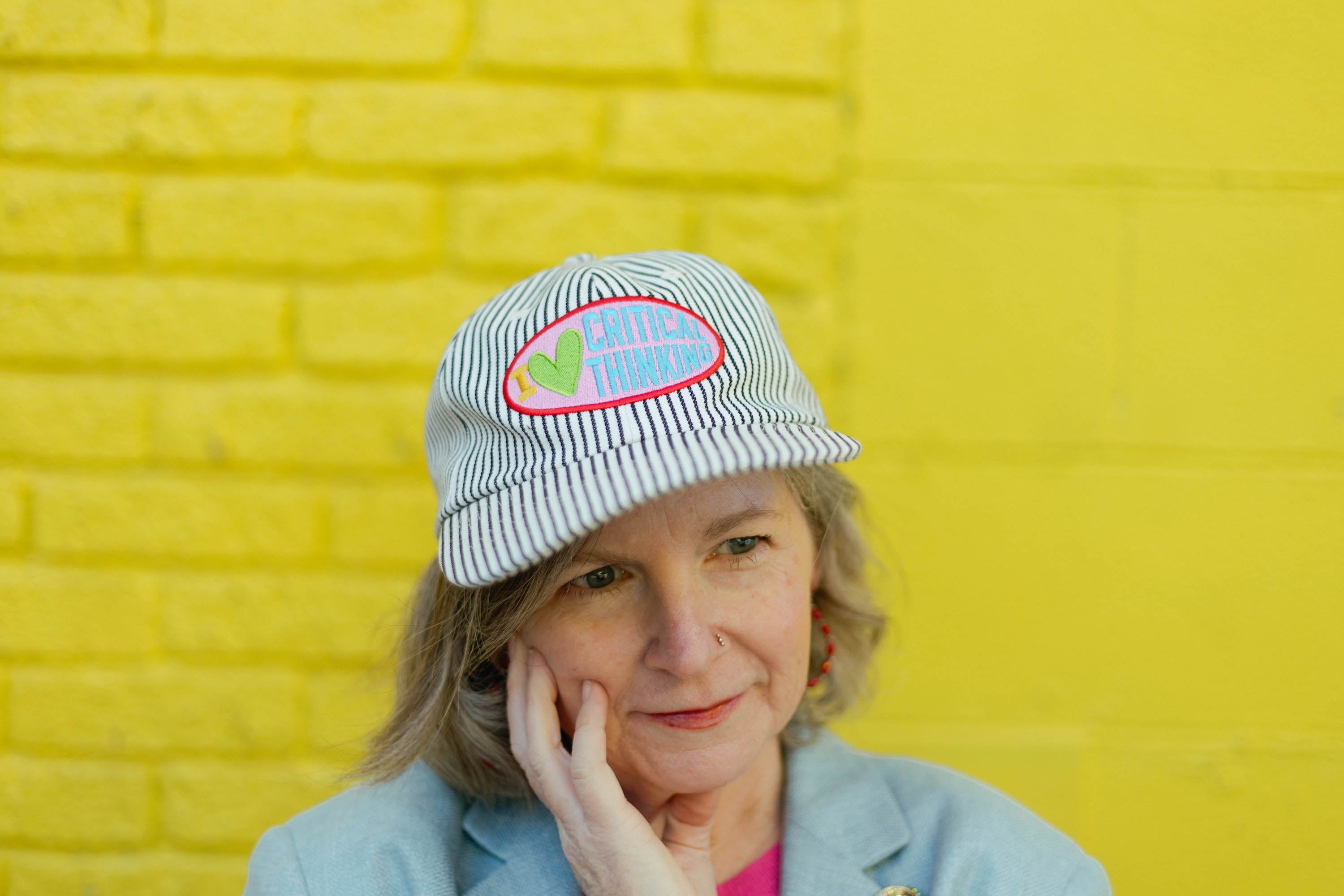 Critical Thinking Hat - The Peach Fuzz
