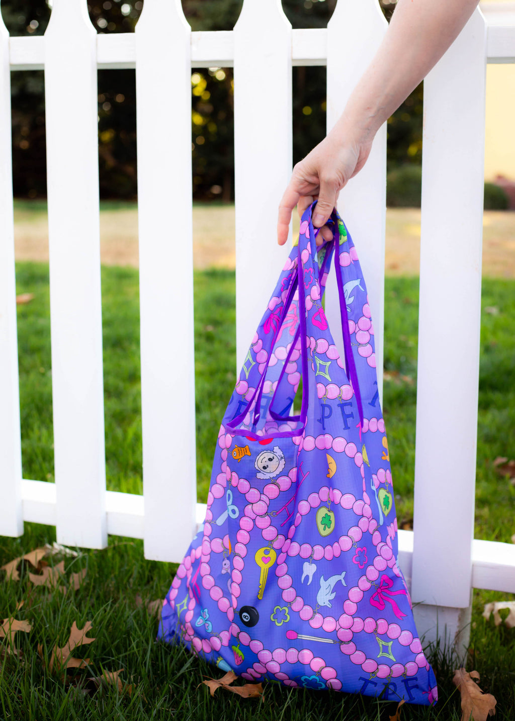Bead Soup Folding Shopper Tote