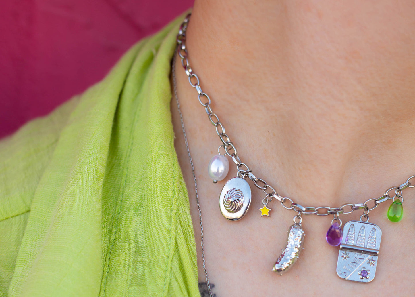 Stinky Snack Lover Necklace TPF X Chaos Magic Studio