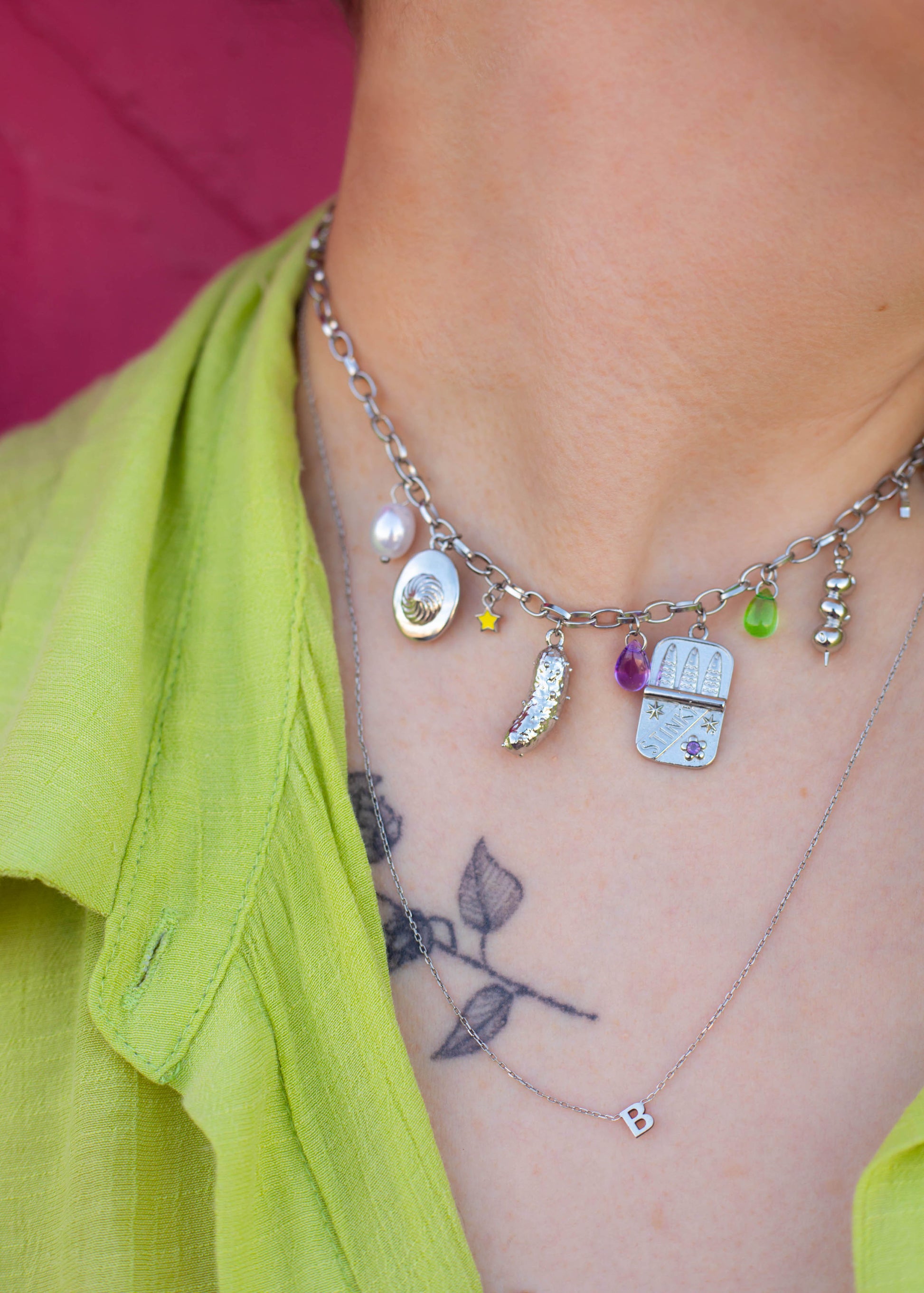 Stinky Snack Lover Necklace TPF X Chaos Magic Studio