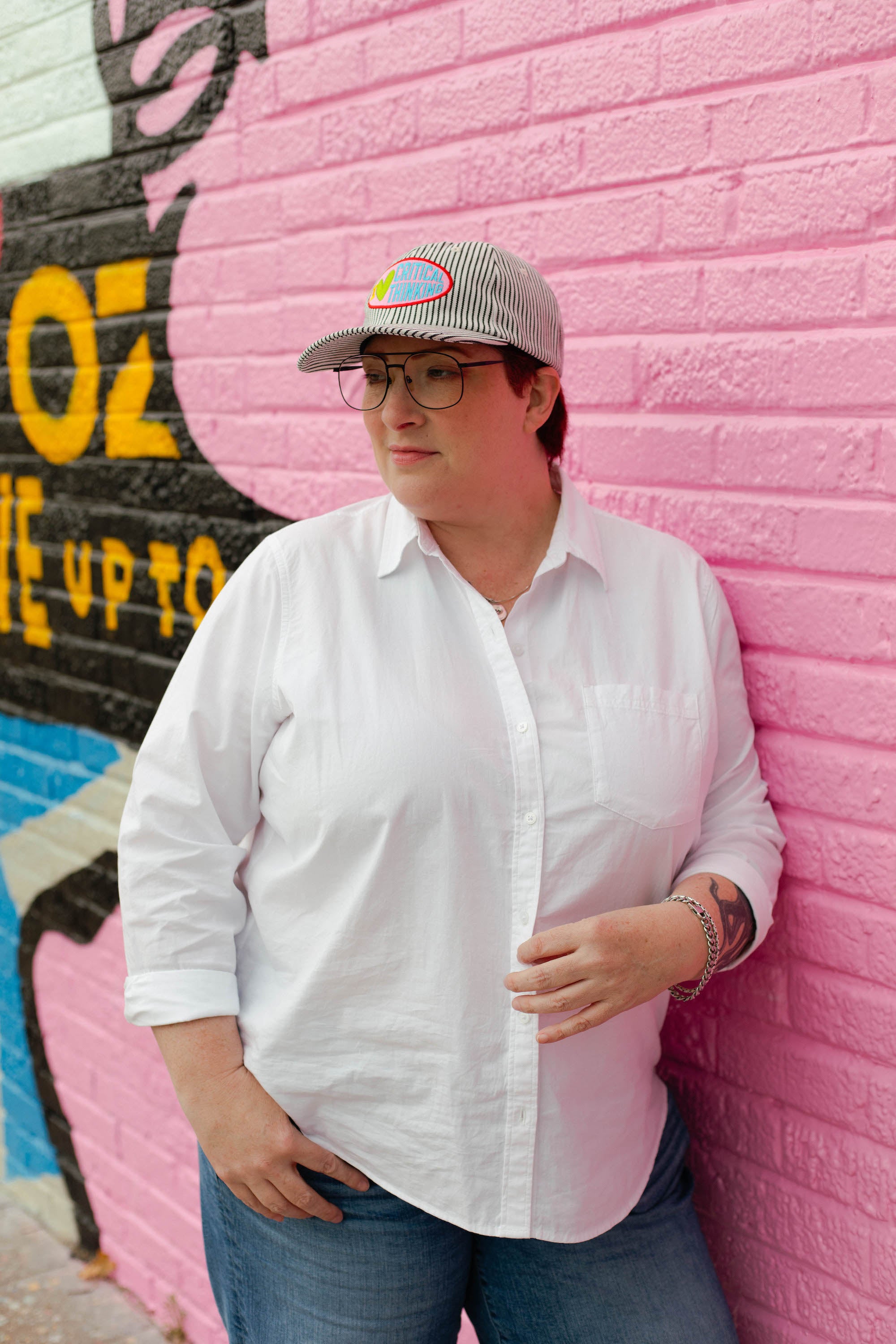 Critical Thinking Hat - The Peach Fuzz