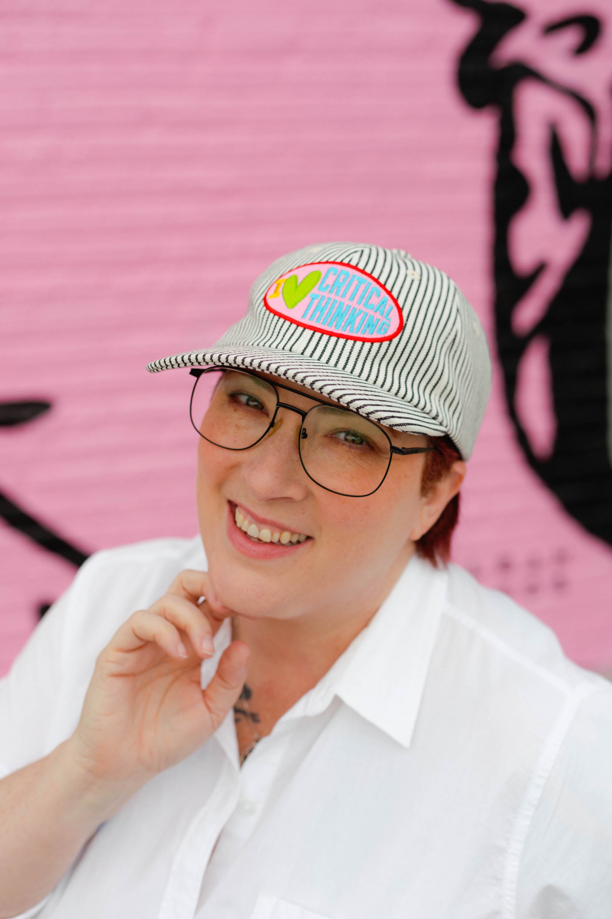 Critical Thinking Hat - The Peach Fuzz