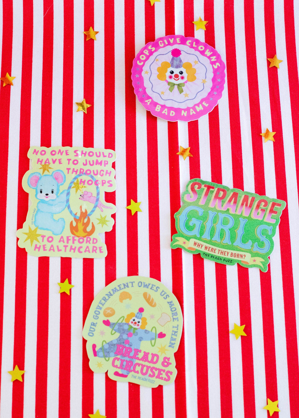 Jump Through Hoops for Healthcare Sticker