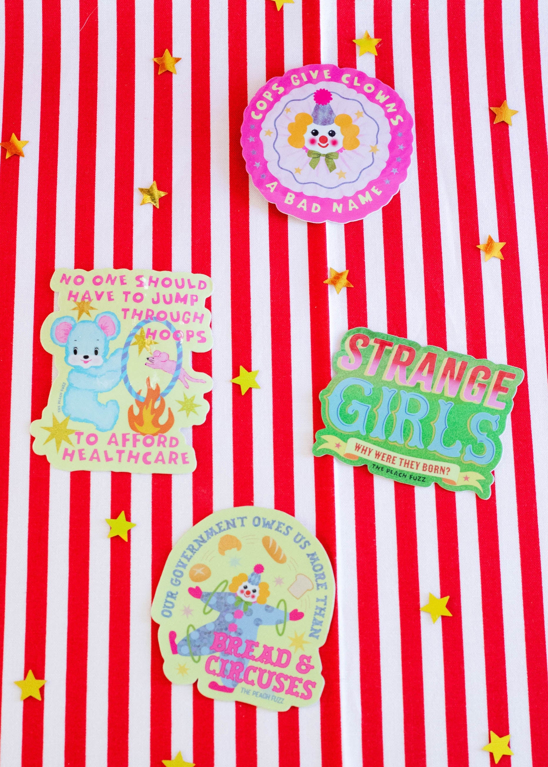 Jump Through Hoops for Healthcare Sticker