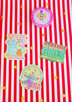Strange Girls Glitter Sticker