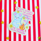 Jump Through Hoops for Healthcare Sticker
